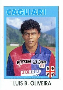 Cromo Luis B. Oliveira - Calcioflash 1993 - Euroflash