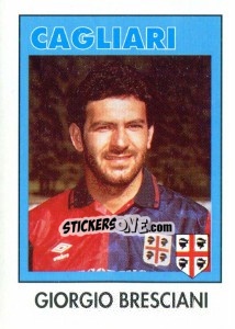 Sticker Giorgio Bresciani - Calcioflash 1993 - Euroflash