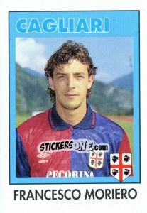 Sticker Francesco Moriero - Calcioflash 1993 n. 68 - Euroflash