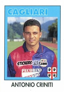 Sticker Antonio Criniti - Calcioflash 1993 n. 70 - Euroflash