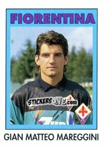 Sticker Gian Matteo Mareggini - Calcioflash 1993 n. 71 - Euroflash
