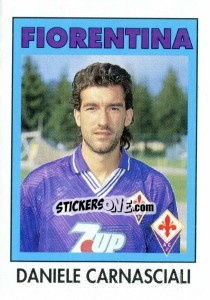 Sticker Daniele Carnasciali - Calcioflash 1993 n. 73 - Euroflash