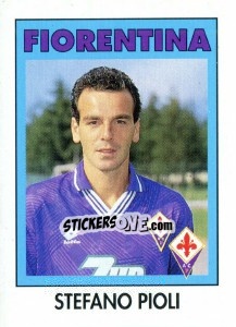 Sticker Stefano Pioli - Calcioflash 1993 n. 76 - Euroflash