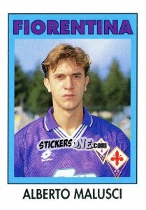 Sticker Alberto Malusci - Calcioflash 1993 - Euroflash