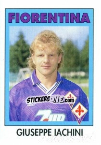 Sticker Giuseppe Iachini - Calcioflash 1993 n. 82 - Euroflash