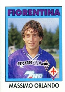 Figurina Massimo Orlando - Calcioflash 1993 - Euroflash