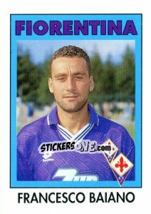 Sticker Francesco Baiano - Calcioflash 1993 n. 87 - Euroflash