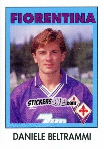 Sticker Daniele Beltrammi - Calcioflash 1993 n. 88 - Euroflash