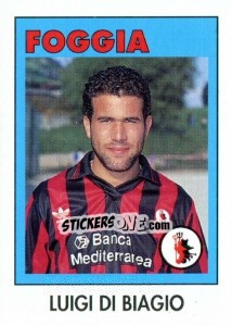 Sticker Luigi Di Biagio - Calcioflash 1993 n. 97 - Euroflash