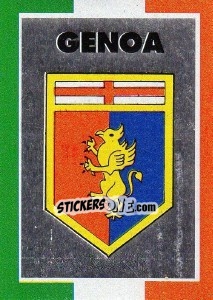 Figurina Scudetto Genoa - Calcioflash 1993 - Euroflash