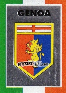 Sticker Scudetto Genoa - Calcioflash 1993 n. SC7 - Euroflash