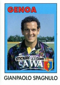 Sticker Gianpaolo Spagnulo - Calcioflash 1993 n. 108 - Euroflash