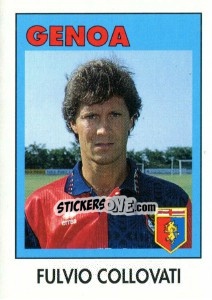 Sticker Fulvio Collovati - Calcioflash 1993 n. 111 - Euroflash