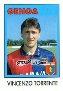 Sticker Vincenzo Torrente - Calcioflash 1993 n. 115 - Euroflash