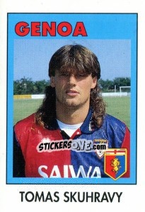 Sticker Tomas Skuhravy - Calcioflash 1993 n. 124 - Euroflash
