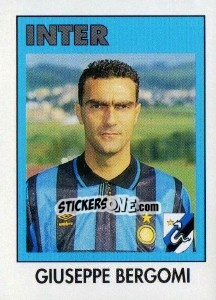 Sticker Giuseppe Bergomi - Calcioflash 1993 n. 128 - Euroflash