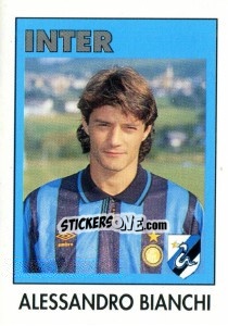 Sticker Alessandro Bianchi - Calcioflash 1993 n. 139 - Euroflash