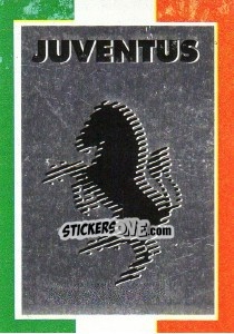 Cromo Scudetto Juventus - Calcioflash 1993 - Euroflash