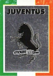 Sticker Scudetto Juventus - Calcioflash 1993 n. SC9 - Euroflash