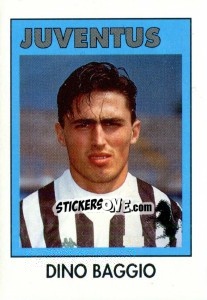 Sticker Dino Baggio - Calcioflash 1993 n. 145 - Euroflash