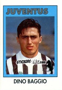 Sticker Dino Baggio - Calcioflash 1993 - Euroflash