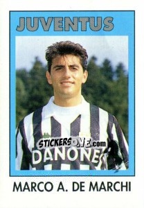 Sticker Marco A. De Marchi - Calcioflash 1993 n. 147 - Euroflash