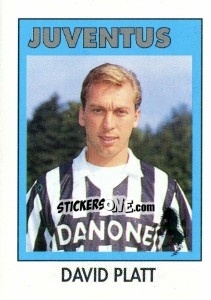 Sticker David Platt - Calcioflash 1993 n. 154 - Euroflash