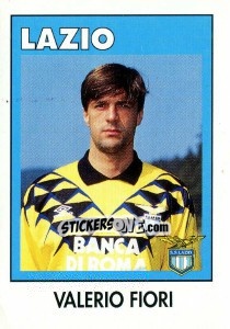 Sticker Valerio Fiori - Calcioflash 1993 - Euroflash