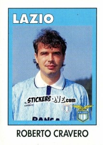 Sticker Roberto Cravero - Calcioflash 1993 n. 164 - Euroflash
