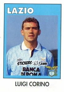 Sticker Luigi Corino - Calcioflash 1993 n. 168 - Euroflash