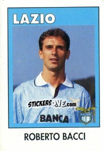 Figurina Roberto Bacci - Calcioflash 1993 n. 169 - Euroflash