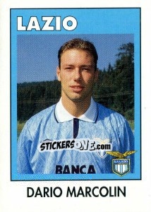 Figurina Dario Marcolin - Calcioflash 1993 n. 172 - Euroflash