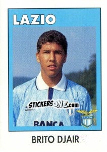 Sticker Brito Djair - Calcioflash 1993 n. 178 - Euroflash