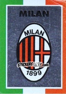 Sticker Scudetto Milan - Calcioflash 1993 n. SC11 - Euroflash