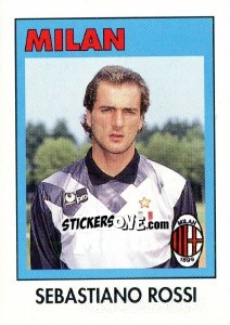 Cromo Sebastiano Rossi - Calcioflash 1993 n. 180 - Euroflash