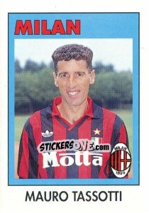 Sticker Mauro Tassotti - Calcioflash 1993 - Euroflash