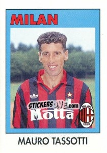Sticker Mauro Tassotti - Calcioflash 1993 n. 181 - Euroflash