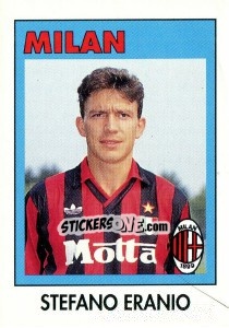 Sticker Stefano Eranio - Calcioflash 1993 n. 186 - Euroflash