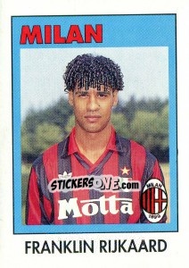 Sticker Franklin Rijkaard - Calcioflash 1993 n. 189 - Euroflash