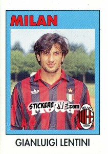 Sticker Gianluigi Lentini - Calcioflash 1993 - Euroflash