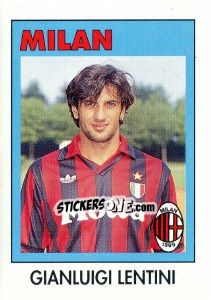 Sticker Gianluigi Lentini - Calcioflash 1993 n. 194 - Euroflash