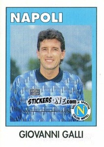 Sticker Giovanni Galli - Calcioflash 1993 n. 197 - Euroflash