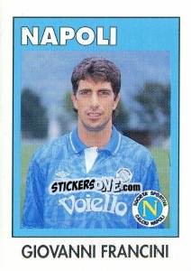 Sticker Giovanni Francini - Calcioflash 1993 - Euroflash