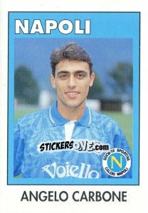 Sticker Angelo Carbone - Calcioflash 1993 n. 205 - Euroflash