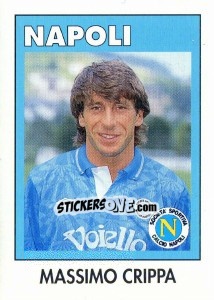 Sticker Massimo Crippa - Calcioflash 1993 n. 206 - Euroflash