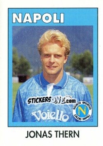 Cromo Jonas Thern - Calcioflash 1993 n. 209 - Euroflash