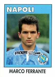 Sticker Marco Ferrante - Calcioflash 1993 n. 214 - Euroflash