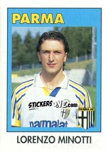 Cromo Lorenzo Minotti - Calcioflash 1993 - Euroflash