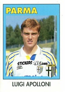 Sticker Luigi Apolloni - Calcioflash 1993 n. 218 - Euroflash