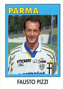 Cromo Fausto Pizzi - Calcioflash 1993 - Euroflash